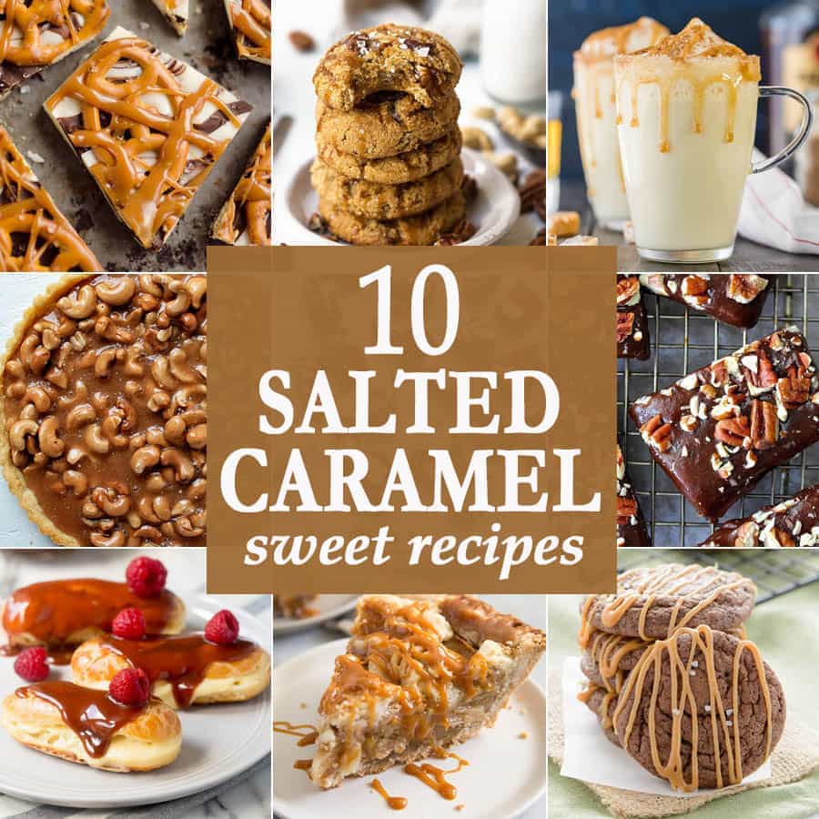 10 recetas dulces de caramelo salado