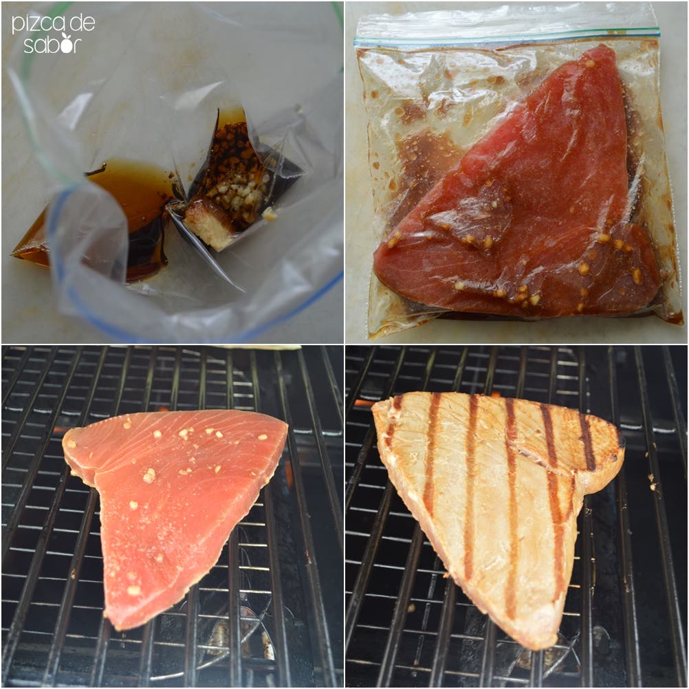Jak vařit tuňáka na grilu (asijská marináda) www.pizcadesabor.com