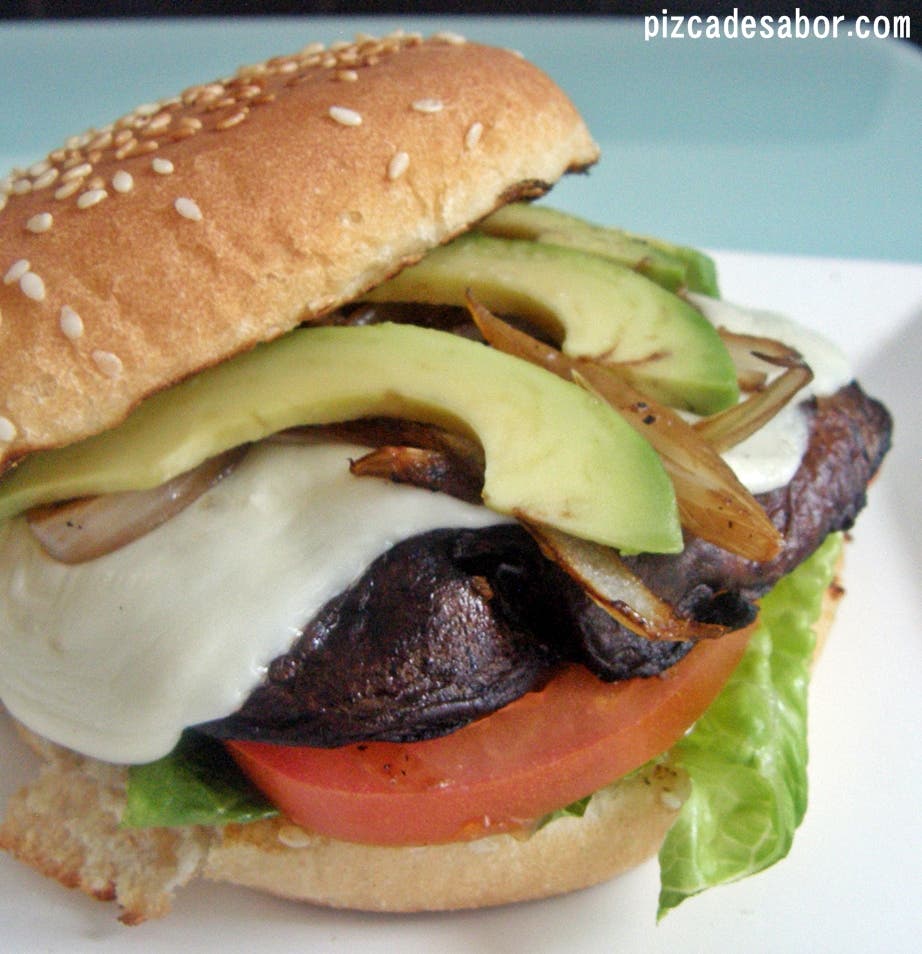 Portobello hamburgery - vegetariánské