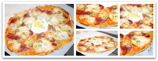 Pečte pizzu asi 15 minut při teplotě přibližně 250 ° C Pečte pizzu asi 15 minut při teplotě přibližně 250 ° C