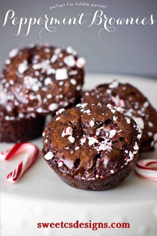 Easy Peppermint Brownies -