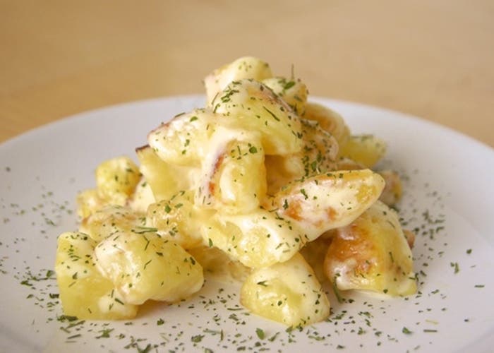Brambory s laktonézou (majonéza bez vejce), recept krok za krokem 8 Brambory s laktonem