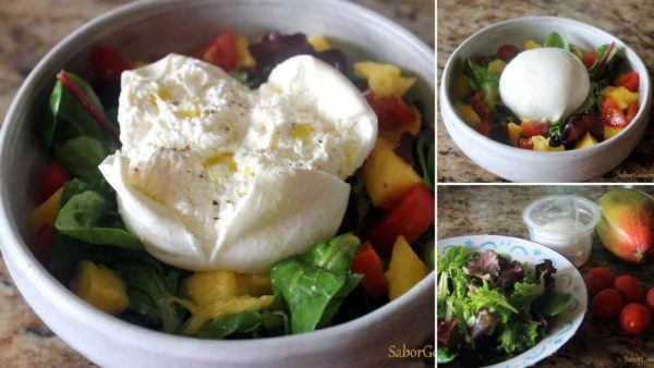 Burrata a mango salát 10 Galerie