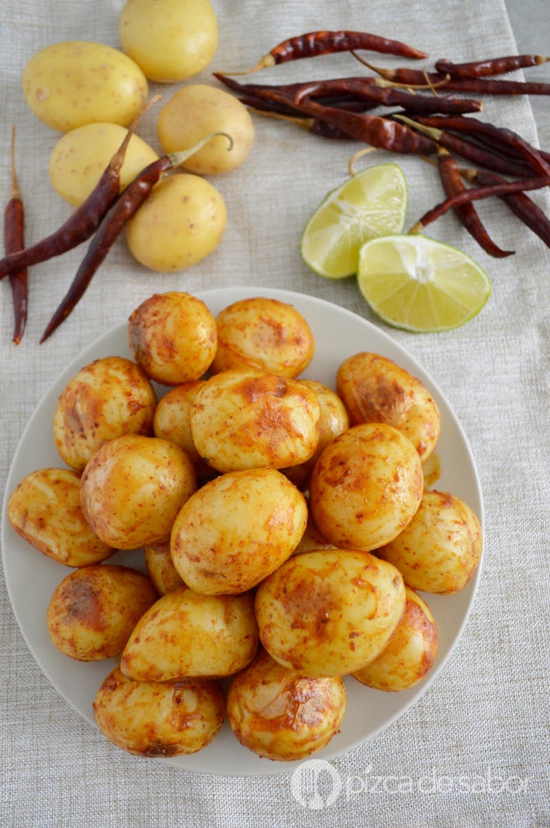 Chilli a citronové brambory www.pizcadesabor.com 