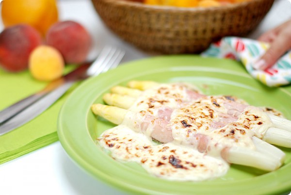 Gratinovaný bílý chřest 2 Gratinovaný bílý chřest s Thermomix