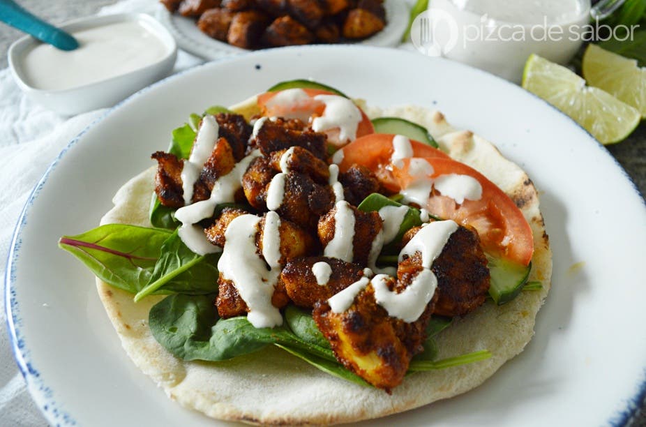 Kuřecí shawarma (můj způsob) 14 Snadné shawarma kuře a moje cesta www.pizcadesabor.com