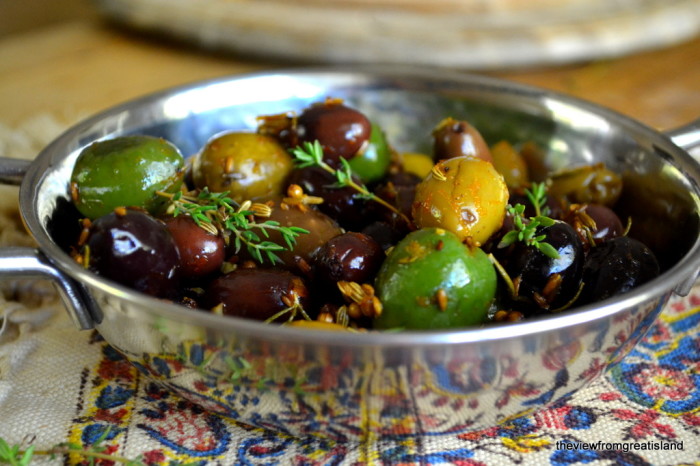 Minimální pondělí: pečené olivy