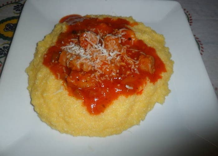Polenta s masovými kuličkami v omáčce, recept krok za krokem 22 Polenta s masovými kuličkami v omáčce