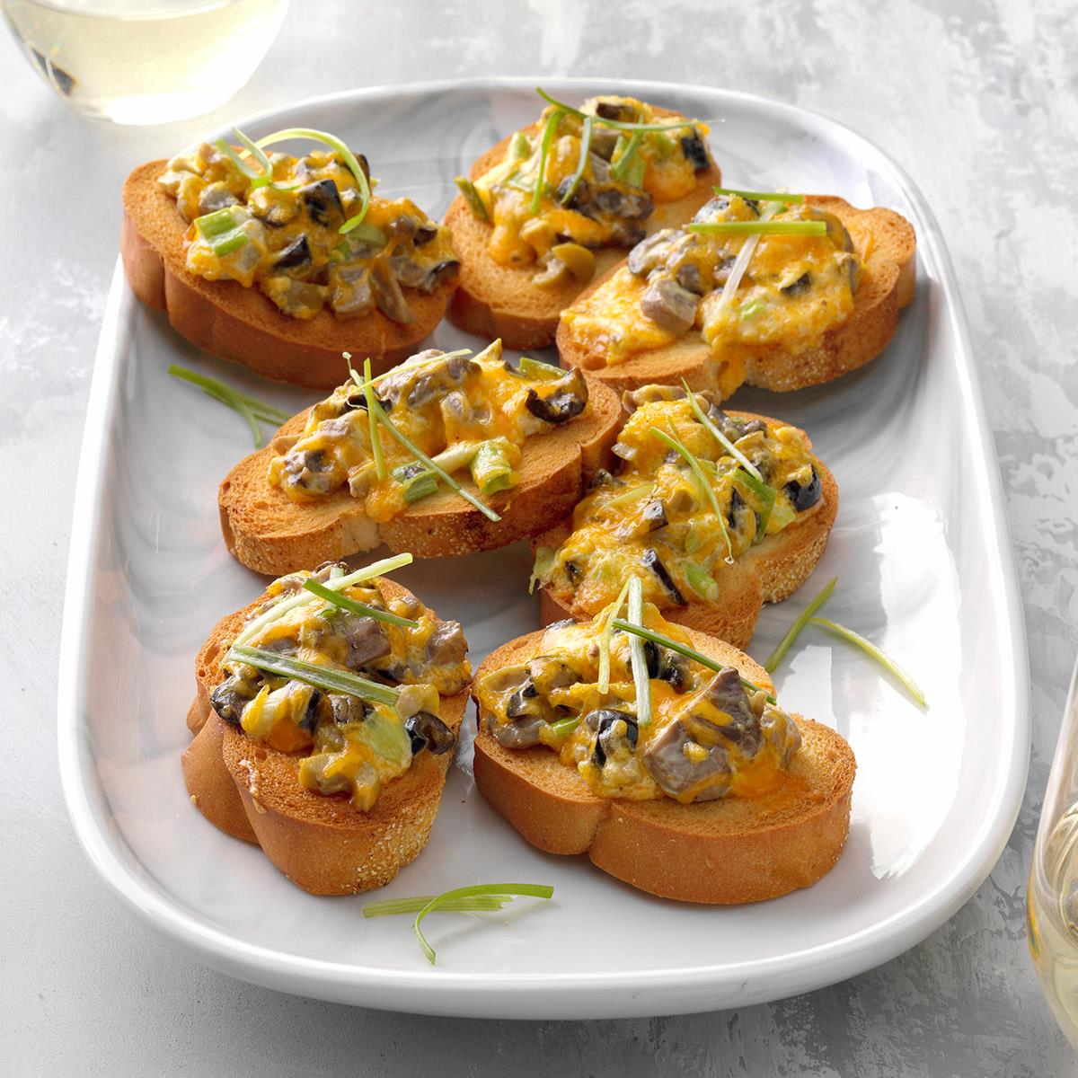 Recept na houby a olivy Bruschetta 1 Recept na houby a olivy Bruschetta