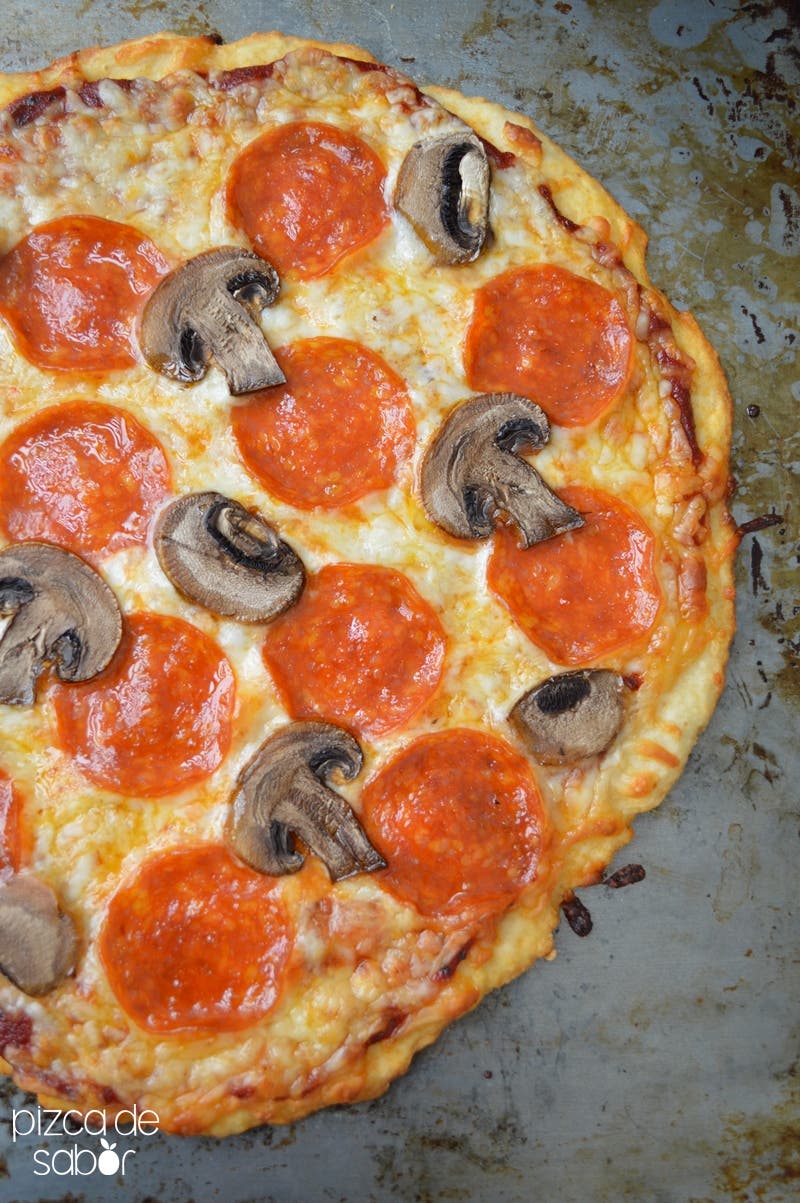 Těsto ze 3 ingrediencí na pizzu - nejjednodušší pizza vašeho života (30 minut nebo méně) www.pizcadesabor.com